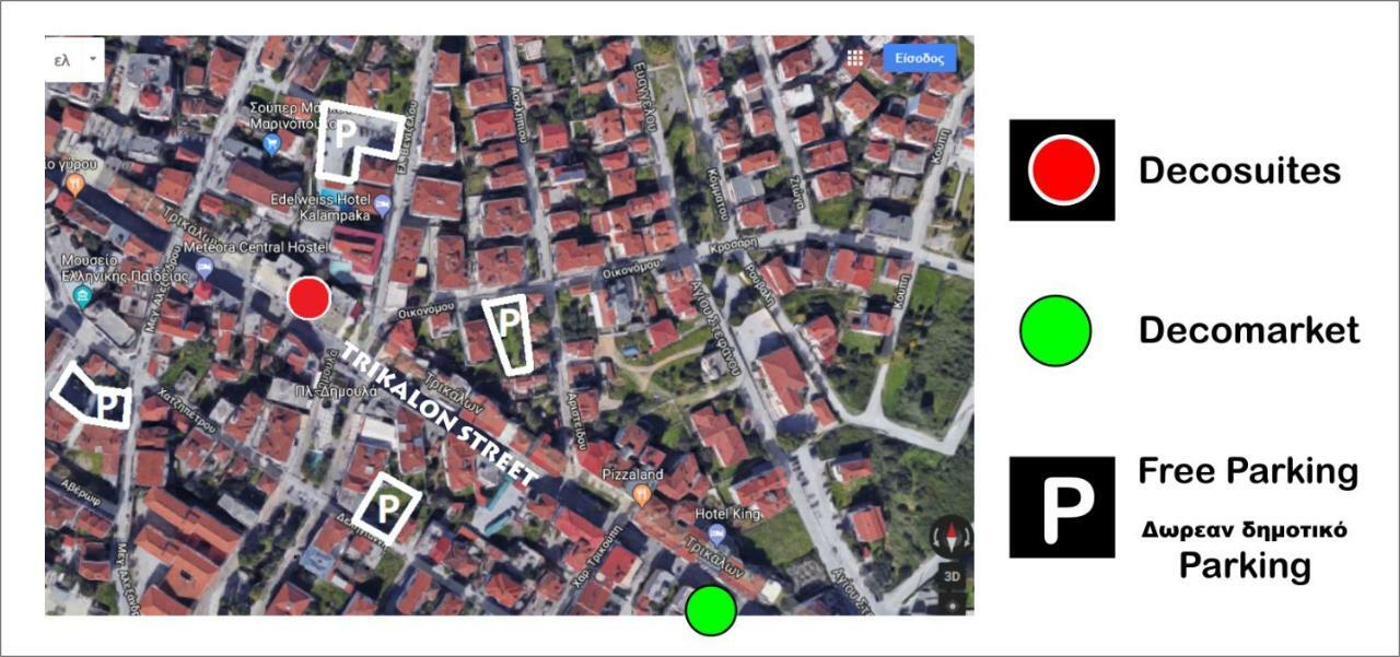 Decosuite Junior Apartments Kalampáka Eksteriør bilde